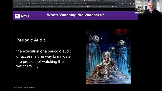 Spring 2021 Week11 Lecture: Audit and Observability смотреть онлайн