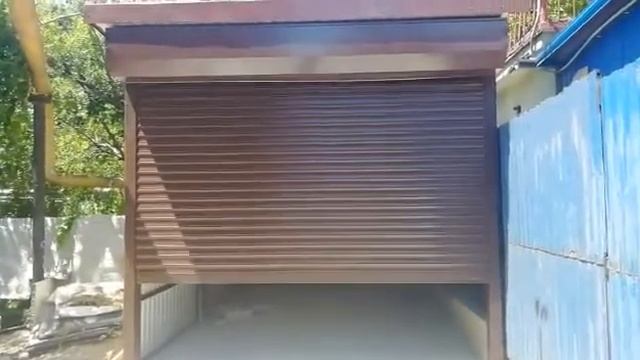 Рольворота цвет коричневый (umdom123.ru) смотреть онлайн