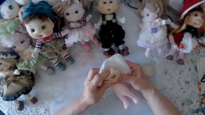 Кукла из носка.Кукла своими руками из капрона. Кукла  на проволочном каркасе .Muñeca soft.