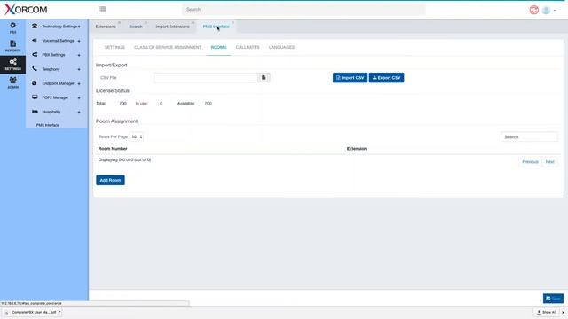 PBX Hotel Interface - Room Assignment смотреть онлайн