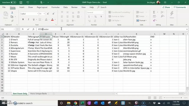 Make-My-Cards GIMP Plugin (Part 2): Setting up the CSV file смотреть онлайн