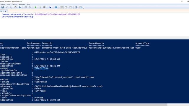 Get-AzureADMSDeletedGroup | Get-AzureADMSDeletedGroup PowerShell Command смотреть онлайн