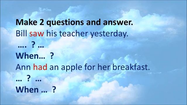 3 клас. Англійська мова.The Past Simple Tense. Неправильні дієслова. смотреть онлайн