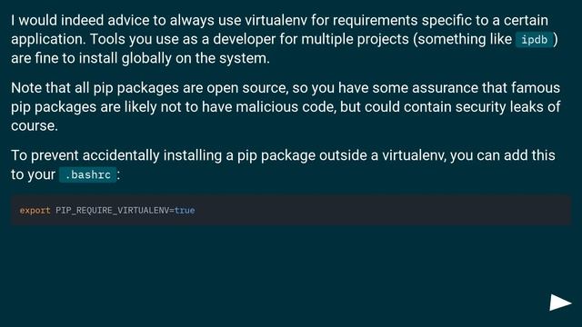 Global and local python installations, and accidentally running a requirements file outside of virt смотреть онлайн