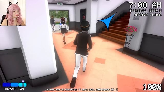Часть 2.3 - Выгнали шваль из академии в Яндере симулятор 1980 / Yandere Simulator - Academy High смотреть онлайн
