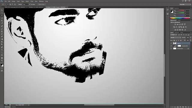 How to Create Professional Logo Design in Adobe Photoshop cs6 Tutorial смотреть онлайн
