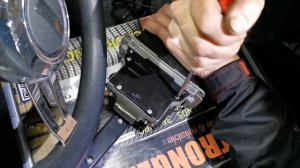 Установка машинки газ-реверс Yamaha консольного типа вместо накладной.