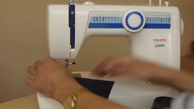 Toyota Jeans Nähmaschine Sewing machine Швейная машина test смотреть онлайн