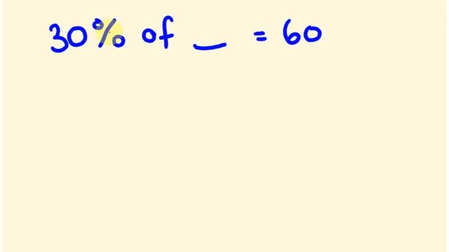 Percent of a unknown number - percentage math lesson смотреть онлайн