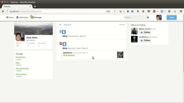 Create your own Social Network Clone Twitter in PHP + MySQL смотреть онлайн