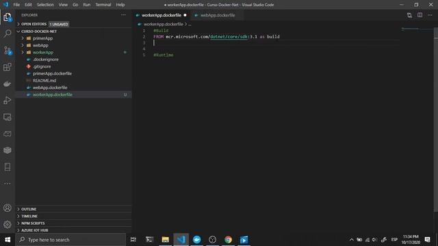 18-Contenedor Worker Net Core Background Service | Docker para desarrolladores .Net смотреть онлайн
