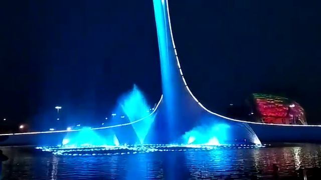 Поющий фонтан в Олимпийском парке смотреть онлайн