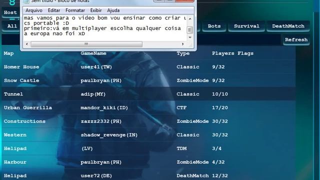 criar server no cs portable смотреть онлайн