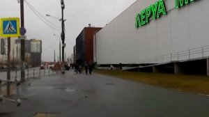 Москва 1577 Святоозёрская улица, ТРЦ Косино Парк зима день