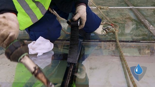 Гидроизоляция стеклянной кровли, деревня Чесноково "Резиденция Бенилюкс" смотреть онлайн