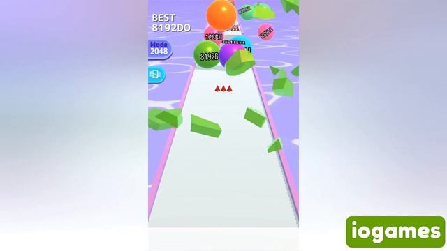 Ball Run 2048 — INFINITY MODE ∞ 2048 DQ ∞ BALL! смотреть онлайн