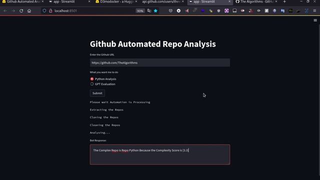 Github Automated Analysis | Langchain | GPT4All | Python | Cyclomatic Complexity смотреть онлайн