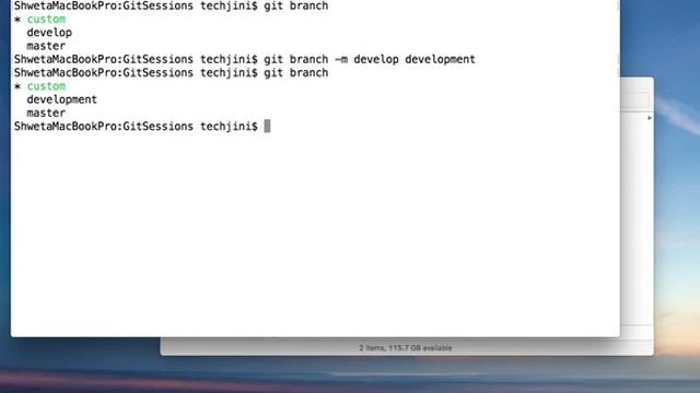 Git Branch Rename & Delete смотреть онлайн