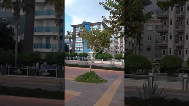 Набережная пляжа Кейкубата в Алания 22 ноября смотреть онлайн