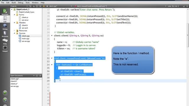 QT Creator - QMouseEvent for QLineEdit смотреть онлайн