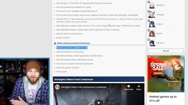 [SPOILER] 1 YEAR ANNIVERSARY CN! WHY ARKNIGHTS WILL BECOME EVEN BIGGER! ARKNIGHTS TOOK MY IDEA! смотреть онлайн