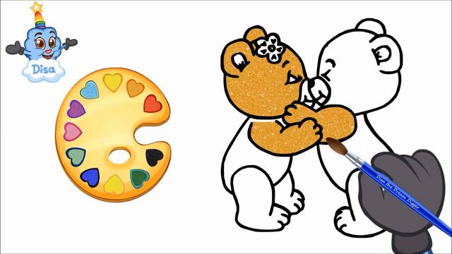 VALENTINE'S DAY Drawings Cute Teddy Bear Love | Cute Drawings Arts and Crafts for Kids смотреть онлайн