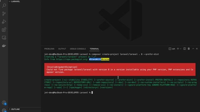 Laravel Common Error : Could not find package laravel/laravel with version #laravel #programming смотреть онлайн