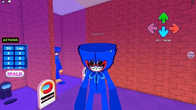 Как получить секретный бейдж Huggy Wuggy Friday Night Funkin Roleplay Roblox смотреть онлайн