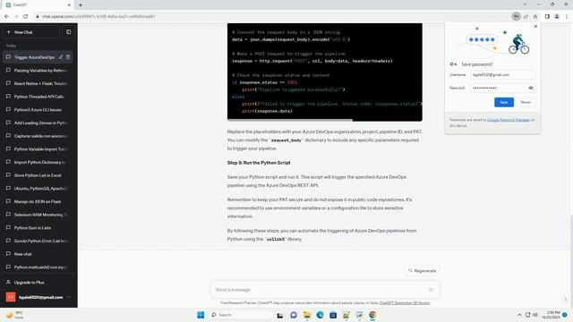 How to trigger pipeline API in AzureDevOps from Python urllib3 смотреть онлайн