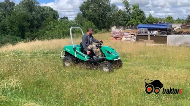 Полноприводный трактор для высокой травы Caiman СROSO 4WD смотреть онлайн