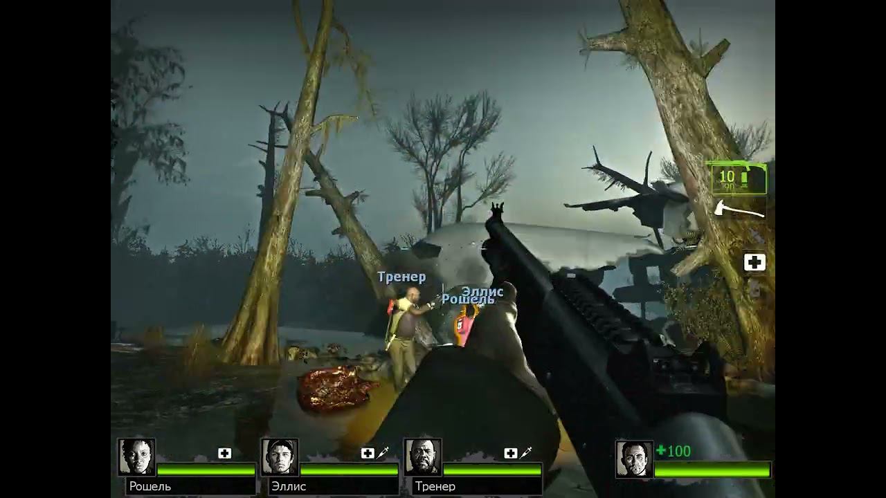 Прохождение Left 4 Dead 2 Глава 3 Болотная Лихорадка Болото #11