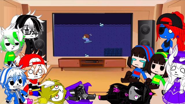 Undertale Reacts To RUN FRISK RUN!!!! [Undertale] (Gacha Club) смотреть онлайн