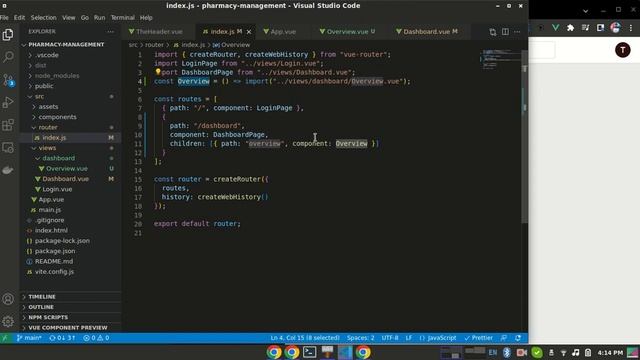 Vue.js 3 Bangla Tutorial: 69. Pharmacy Management Project - 15 Child route setup смотреть онлайн