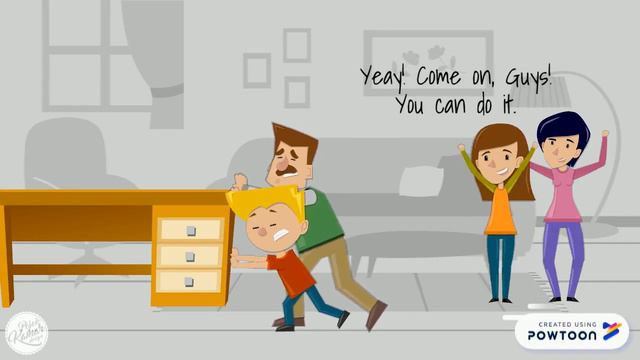 Present Continuous | English Learning video animation смотреть онлайн