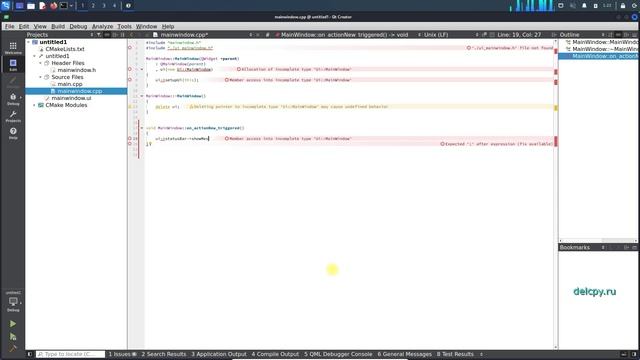 Menu Bar QT. смотреть онлайн