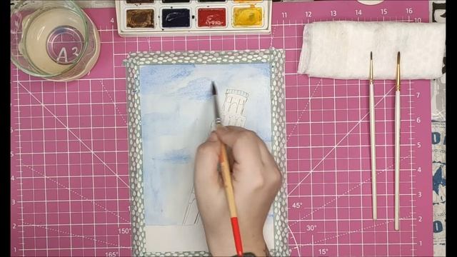 Как нарисовать Пизанскую башню / Уроки рисования для детей смотреть онлайн