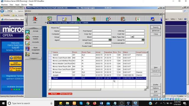 Transfer Posting to Another Window - Oracle Hospitality Opera смотреть онлайн