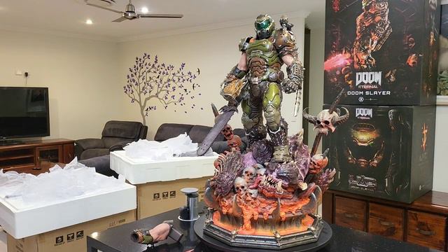 ***Prime 1 Studios Doom Slayer 1:3 Ultimate Edition Statue UNBOXING*** смотреть онлайн