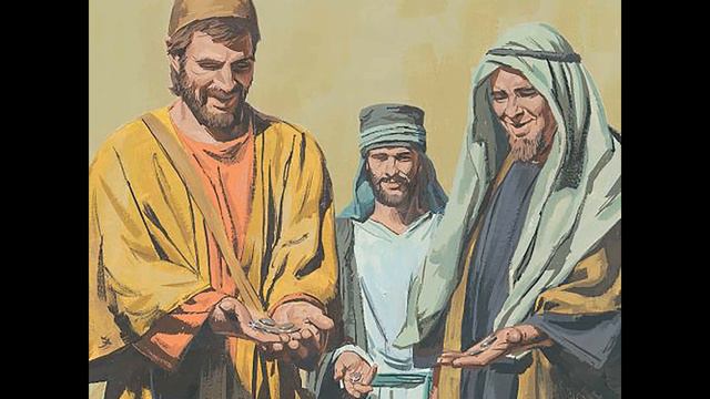 Притча Христа - Заимодавец и два должника.