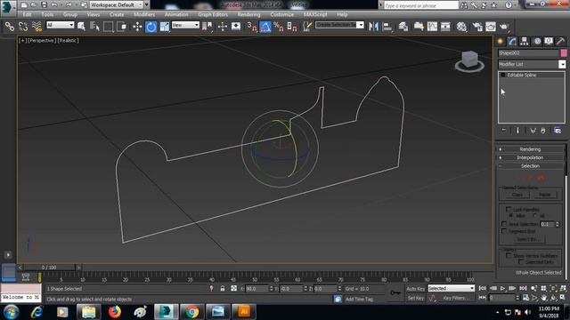 How to import AI file into 3ds Max смотреть онлайн