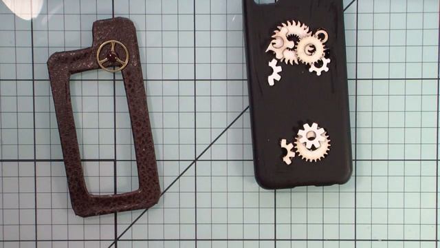 Чехол для телефона в стиле стимпанк. Видео мастер-класс. Phone case for steampunk смотреть онлайн