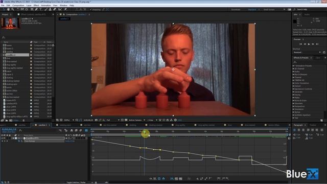 Working with Bezier Keyframes Inside the Graph Editor in AE смотреть онлайн