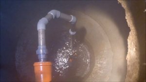 Установил фекальный насос