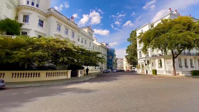 MOST beautiful Streets in London UK: CHEPSTOW Villas, KENSINGTON park Garden, LADBROKE Square смотреть онлайн