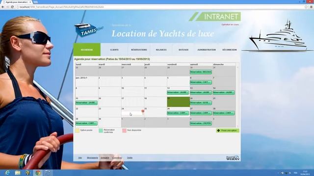 Intranet, agenda et planification de procédures dans WEBDEV смотреть онлайн