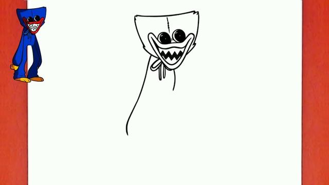 How to draw Huggy Wuggy from POPPY Playtime in the Friday Night Funkin style смотреть онлайн