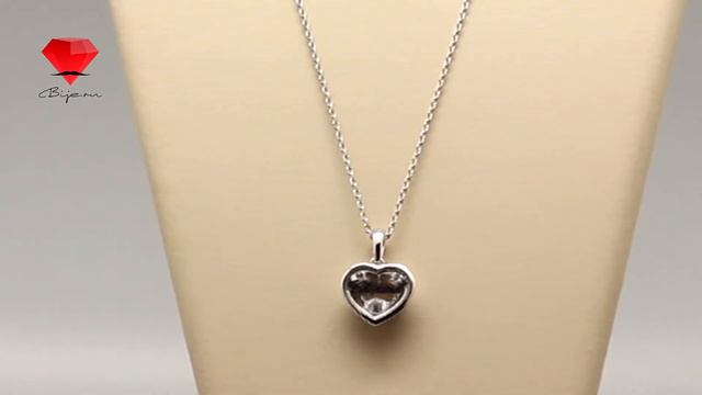 Bije.ru: Подвеска в виде сердца с кристаллом Сваровски Vlasta (Власта) смотреть онлайн