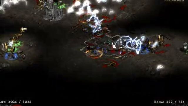 Diablo 2 Single Player: Charged Bolt Sentry Assassin смотреть онлайн