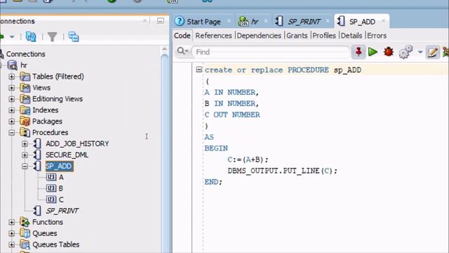 add two numbers using stored procedure in Oracle Database смотреть онлайн