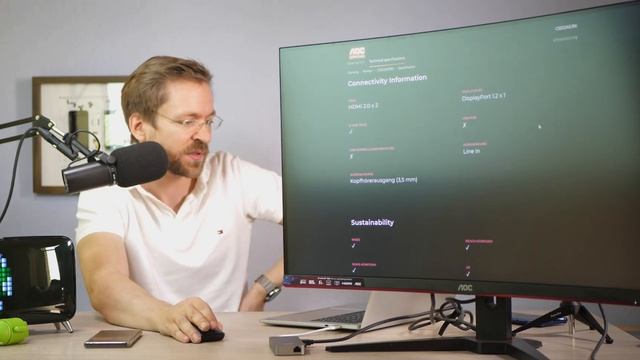 AOC C32G2AE Test - Günstiger 32" Curved Gaming Monitor mit 165Hz - Mein neuer Daily - Moschuss смотреть онлайн